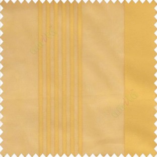 Gold color bold vertical and pencil stripes net finished soft touch lines transparent fabric small check lines sheer curtain